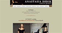 Desktop Screenshot of anastasiadedik.com
