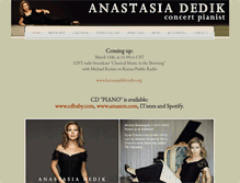 Tablet Screenshot of anastasiadedik.com